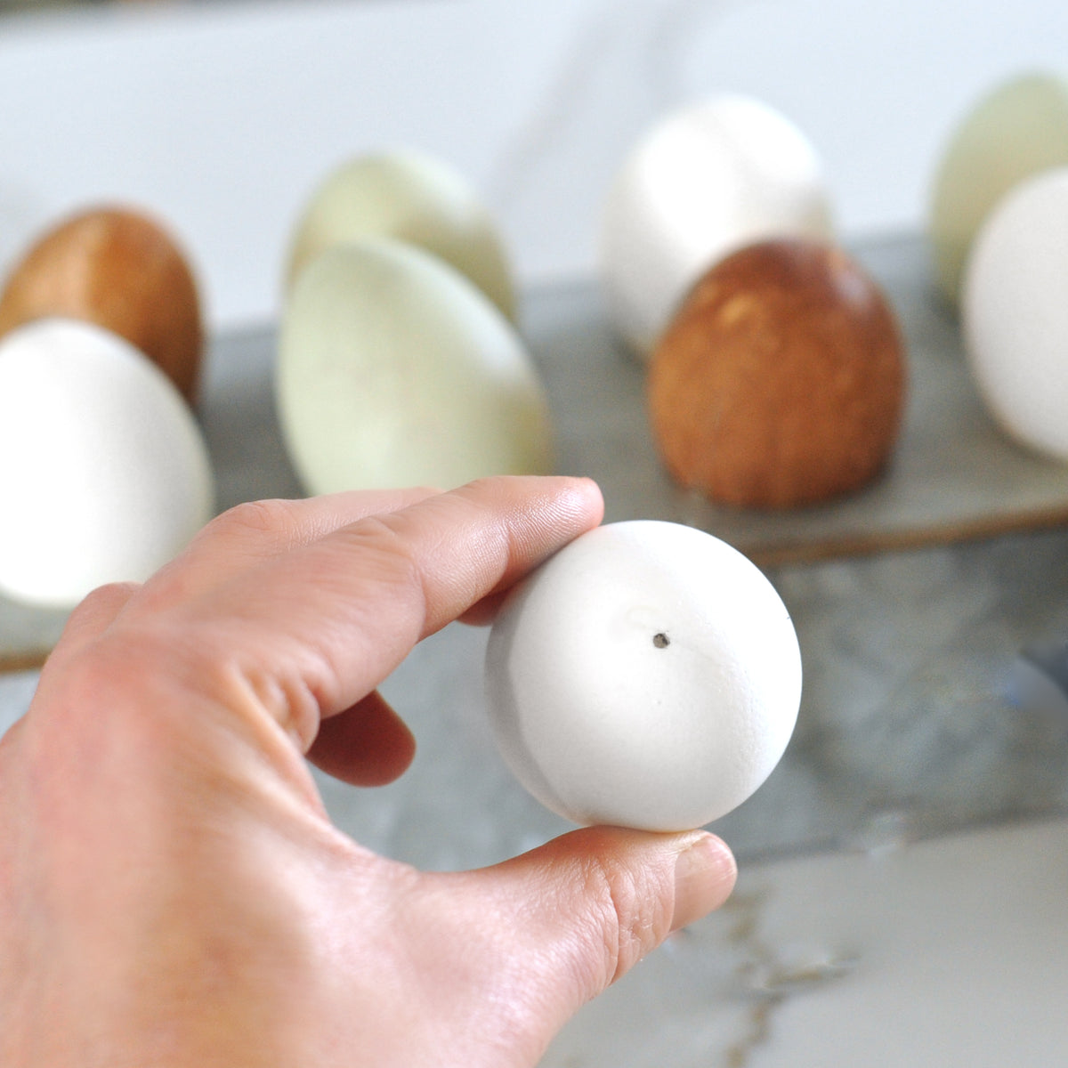 Egg Blowing System for Easter Crafts