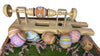 Egg Decorating Craft Lathe for Creating Easy, Precise Easter Egg and Ornament Designs. Gentle Enough for Blown Eggs and Glass Ornaments.