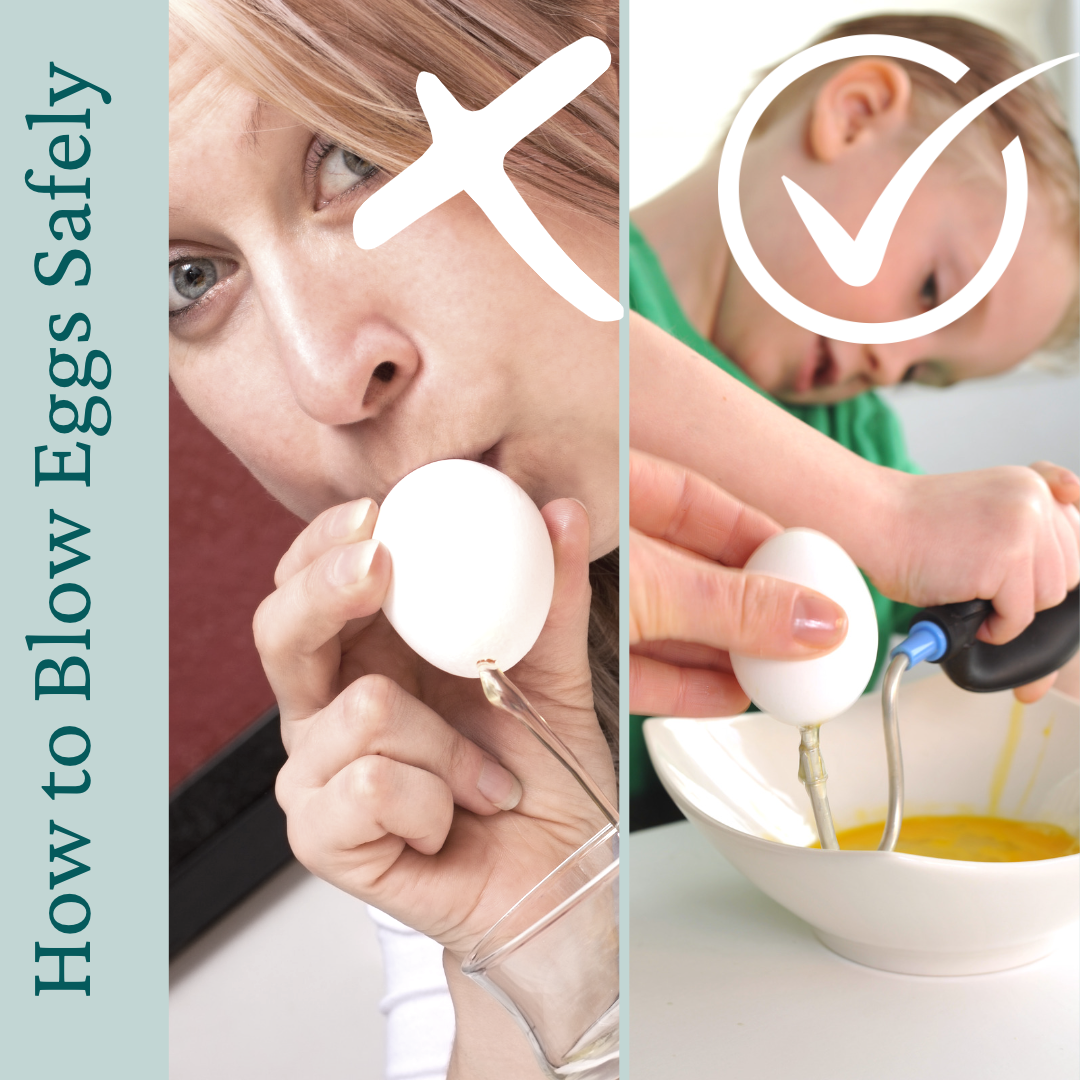 Egg Blowing System for Easter Crafts