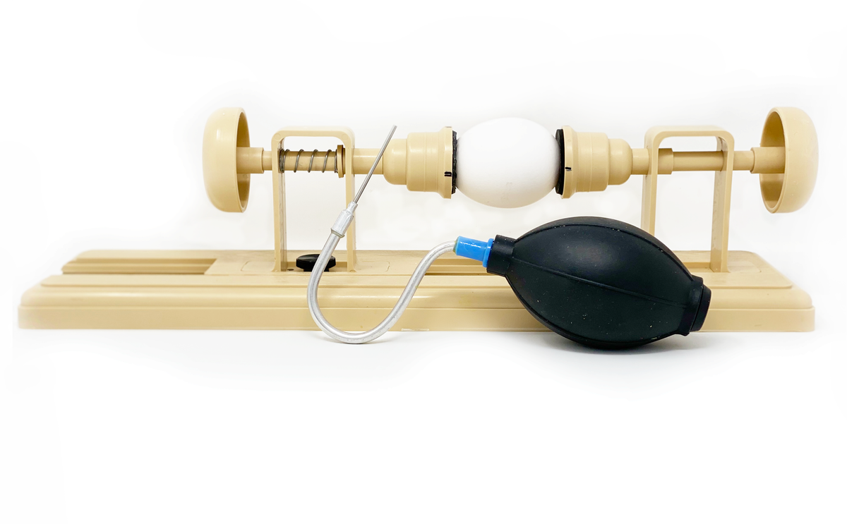Egg Decorating Kit with One-Hole Egg Blower Pump and Decorating Lathe