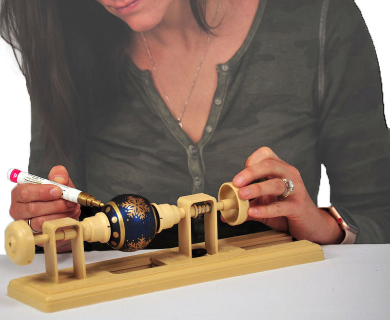 Egg Decorating Craft Lathe for Creating Easy, Precise Easter Egg and O